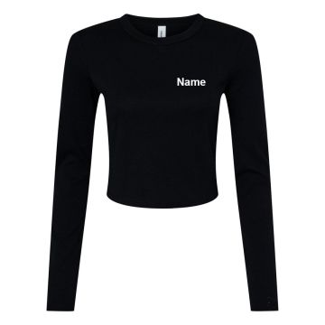 Womens micro rib long sleeve baby t-shirt, DDTA