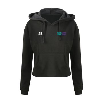 Women's cropped hoodie, Felicity White