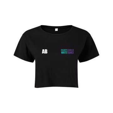 Women's TriDri crop top, Felicity White