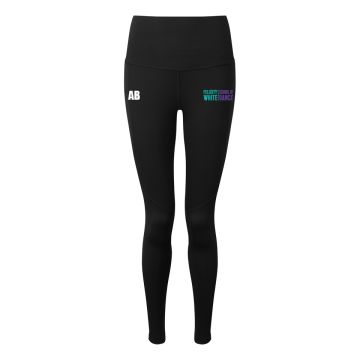 Women's TriDri hourglass leggings, Felicity White